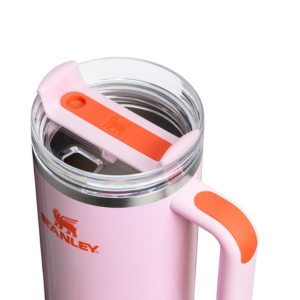 Stanley 40 oz Quencher H2.0 Tumbler with Handle & Straw – Rose Petal Shimmer